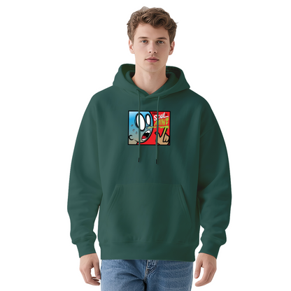 Trendy Hooded Sweatshirt - Inspirational Quote