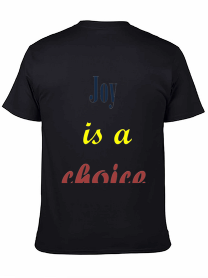 Joy Is A Choice Graphic Tee - Black