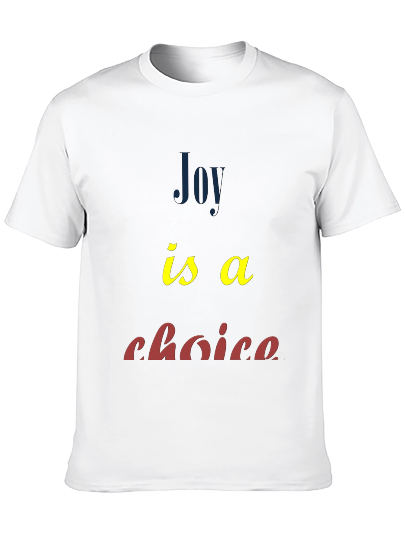 Joy Is A Choice Graphic Tee - Black