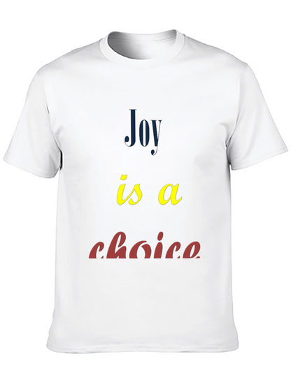 Joy Is A Choice Graphic Tee - Black