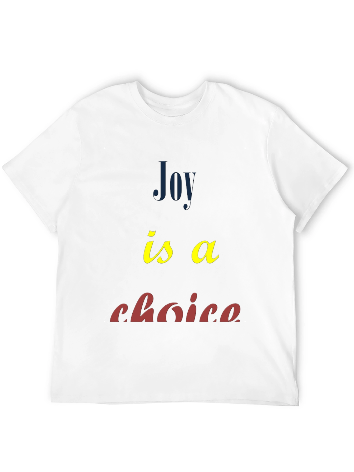 Joy Is A Choice Graphic Tee - Black