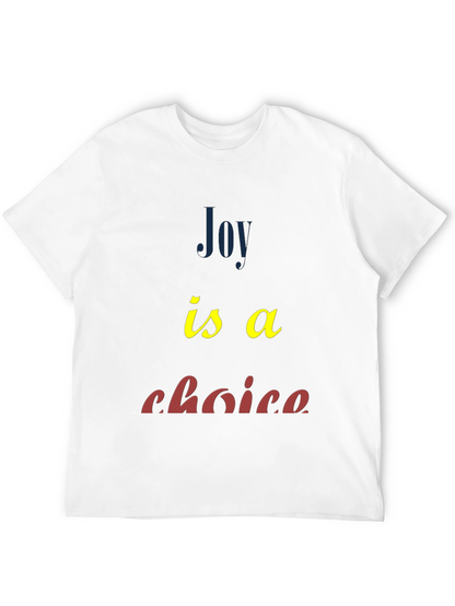 Joy Is A Choice Graphic Tee - Black
