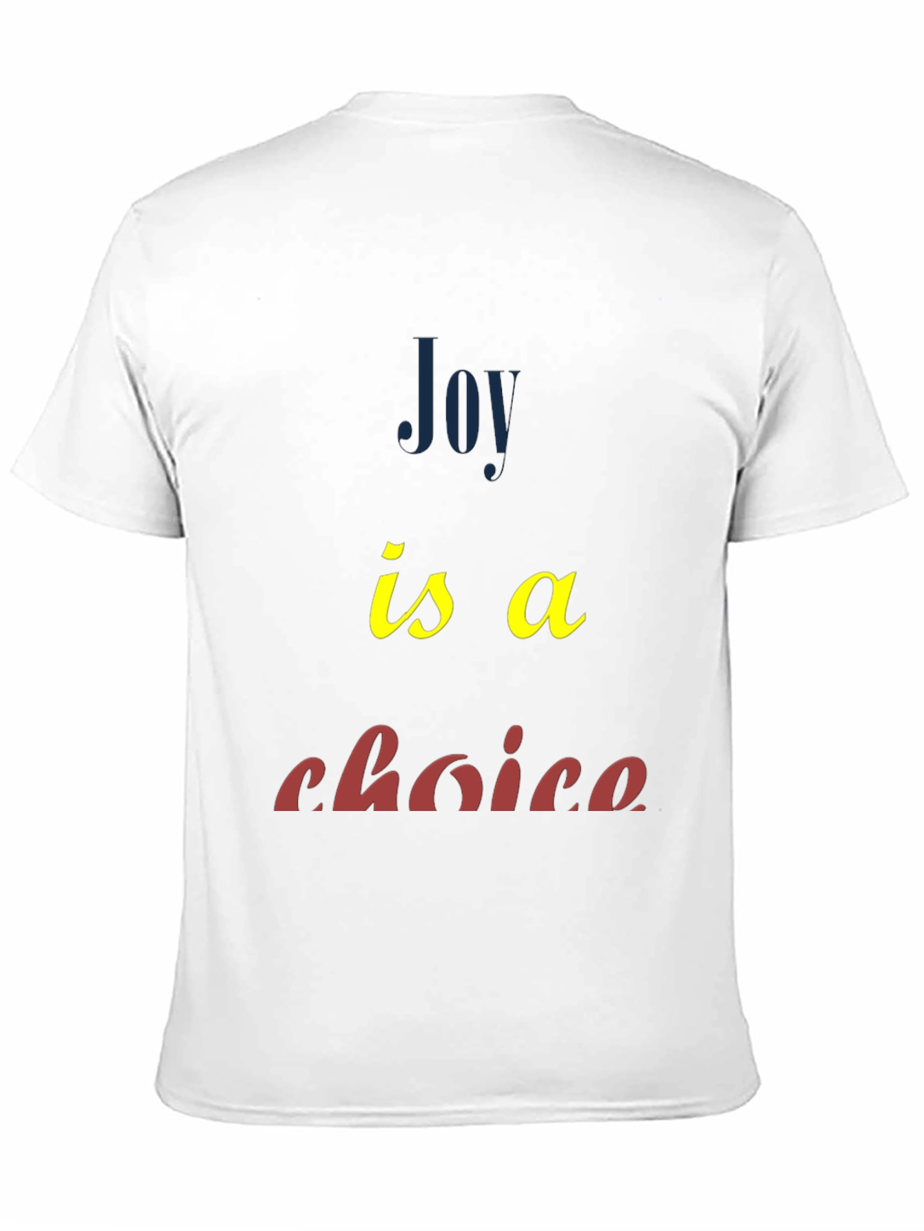 Joy Is A Choice Graphic Tee - Black
