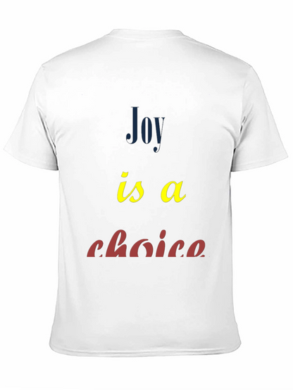 Joy Is A Choice Graphic Tee - Black