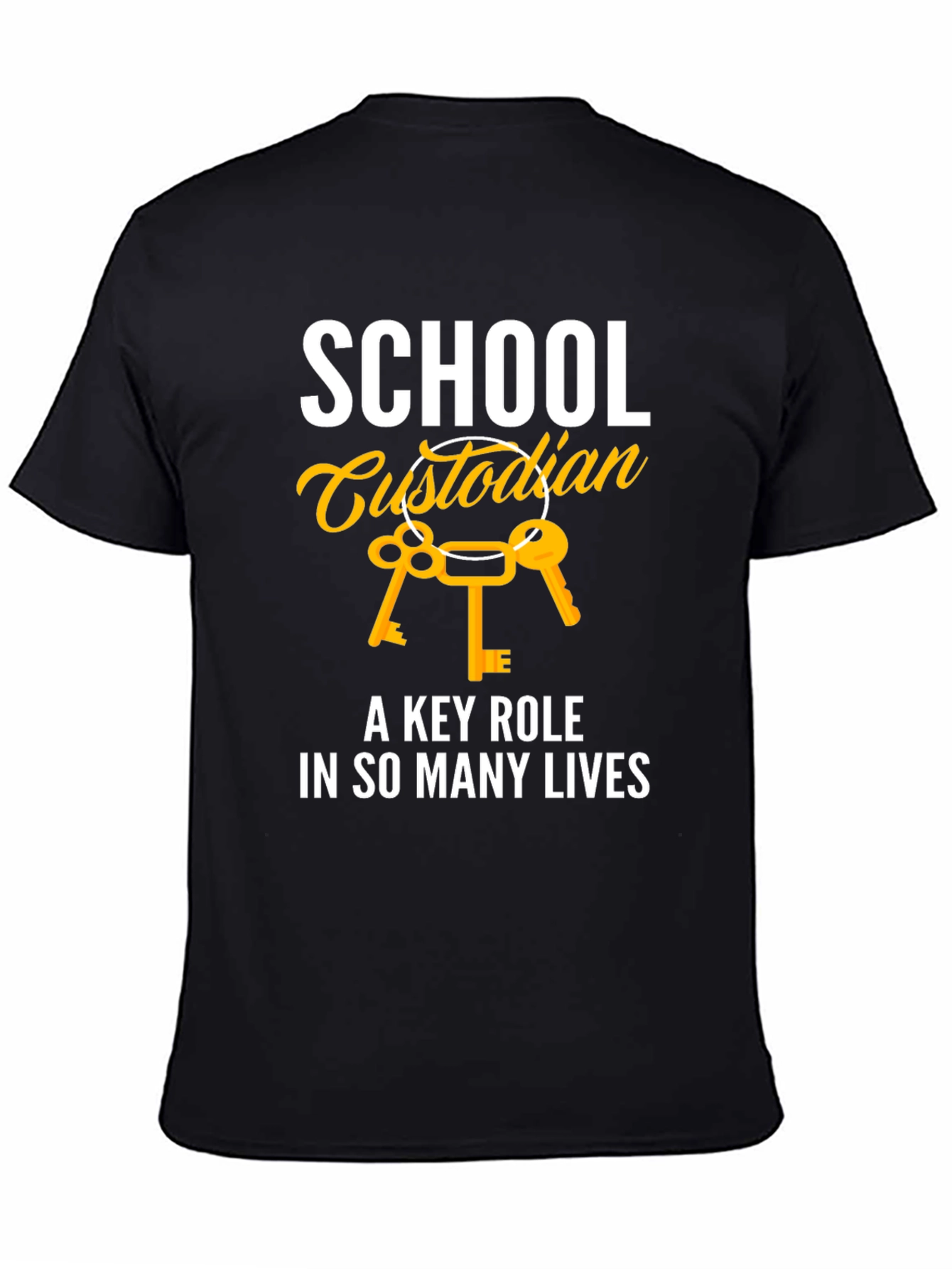 School Custodian Key Role T-Shirt