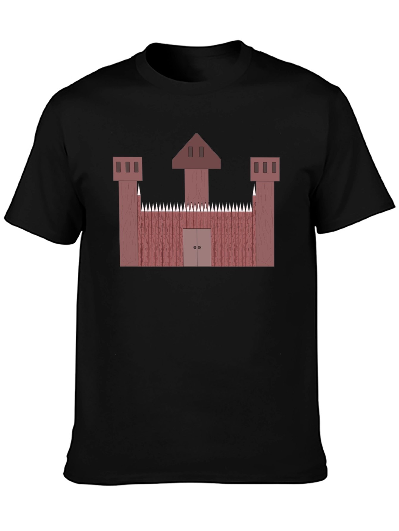 Castle Graphic Tee - Unique Medieval Design