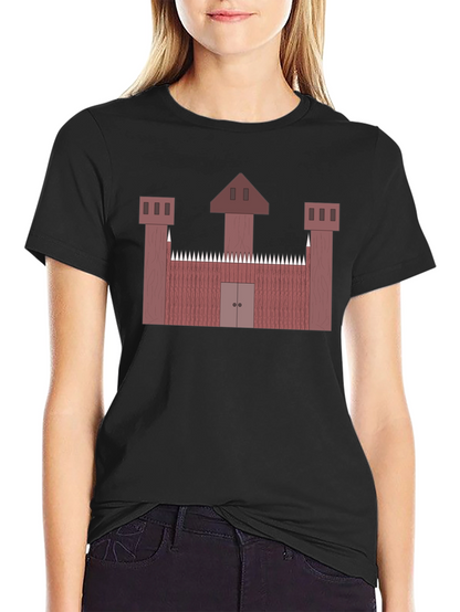 Castle Graphic Tee - Unique Medieval Design