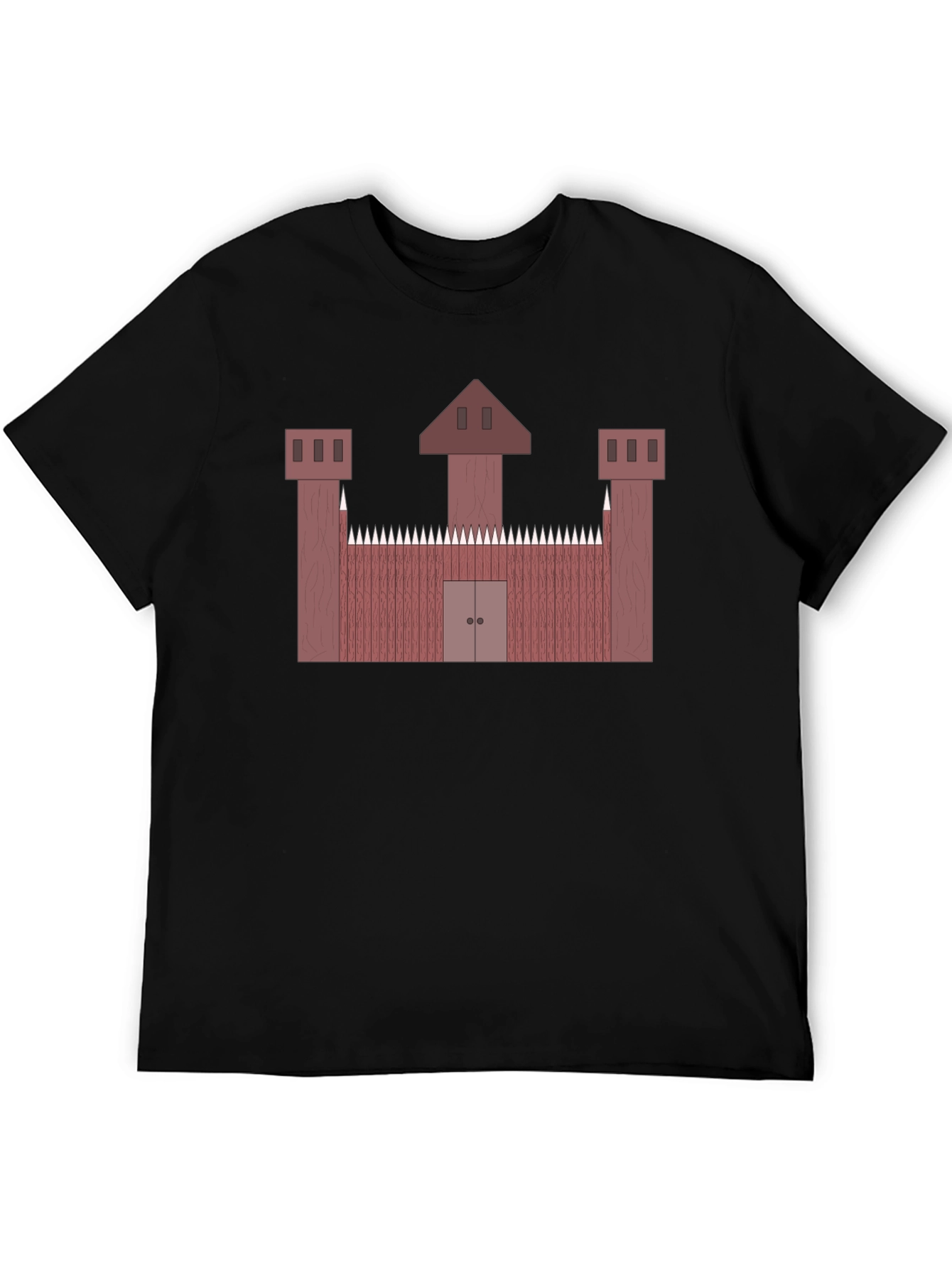 Castle Graphic Tee - Unique Medieval Design