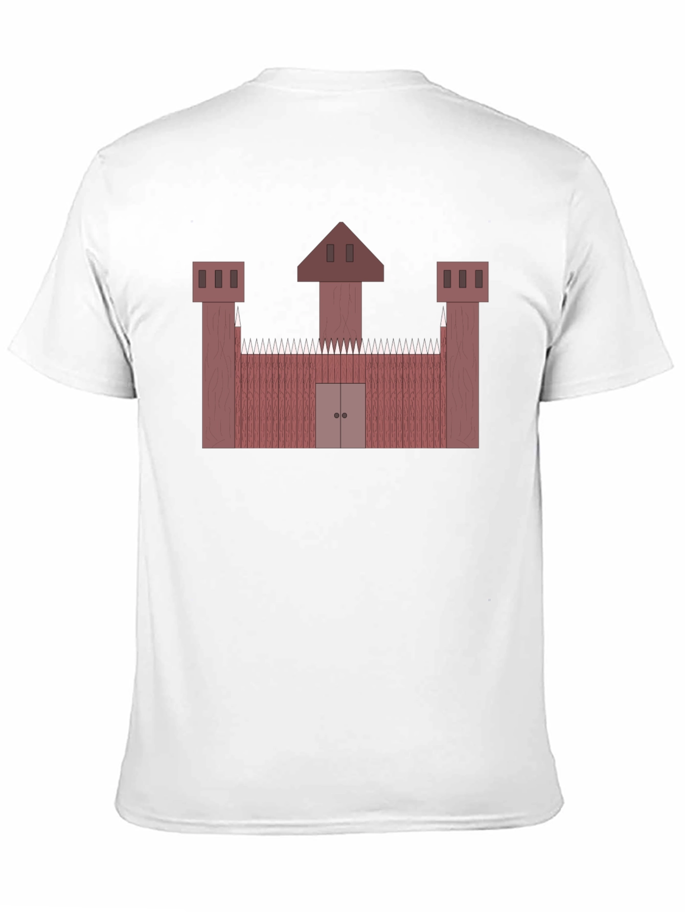 Castle Graphic Tee - Unique Medieval Design