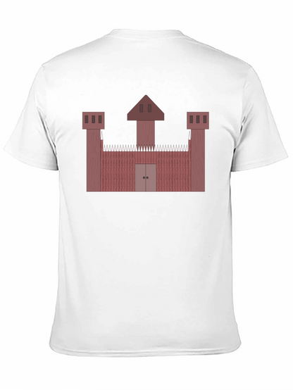 Castle Graphic Tee - Unique Medieval Design
