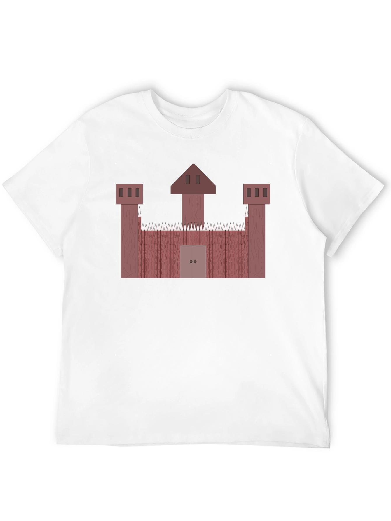 Castle Graphic Tee - Unique Medieval Design