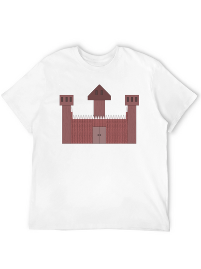 Castle Graphic Tee - Unique Medieval Design