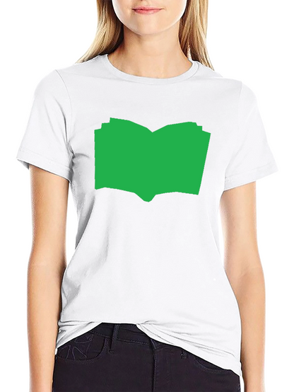 Open Book Graphic Tee - Black Cotton T-Shirt