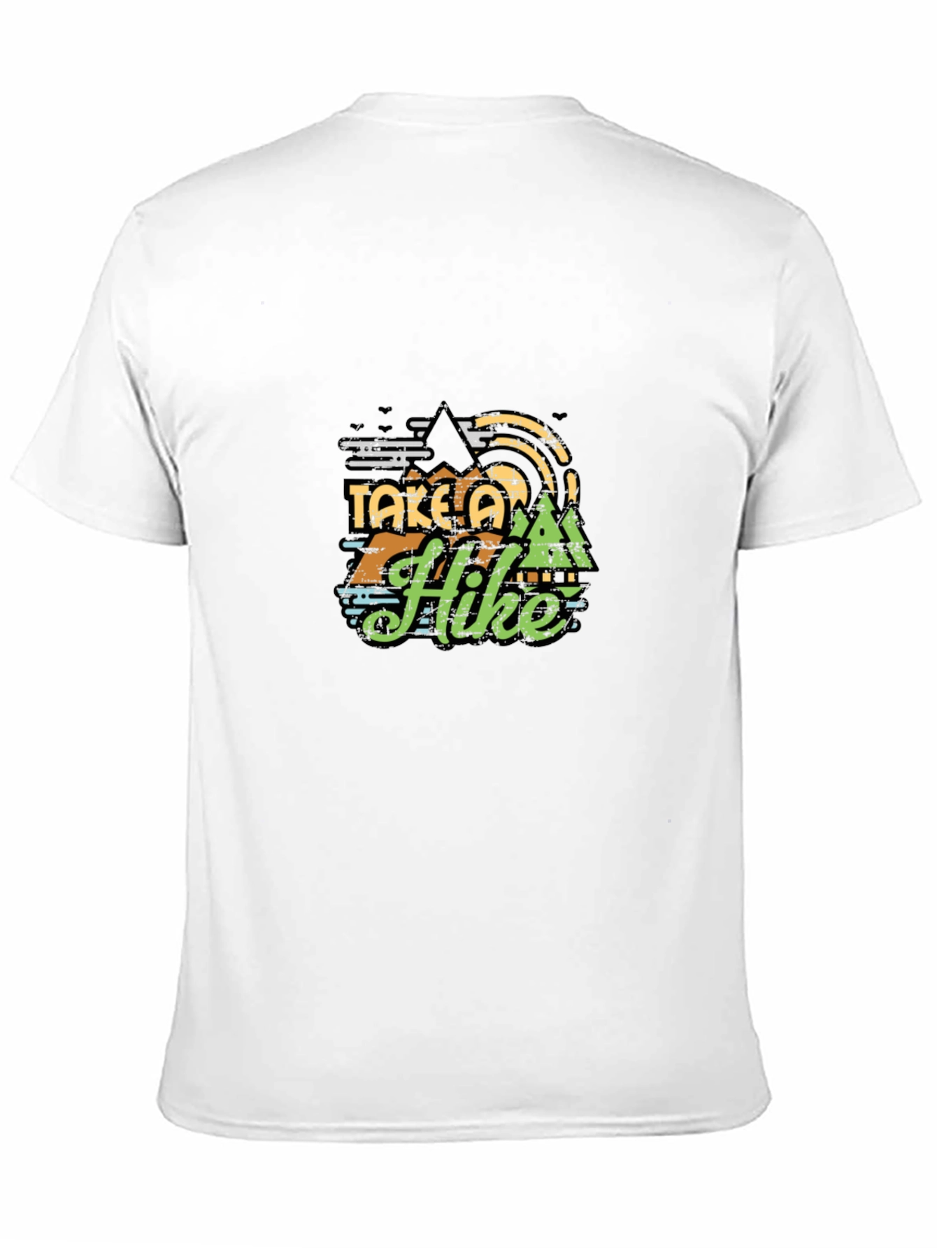 Take a Hike Graphic Tee - Black Cotton T-Shirt