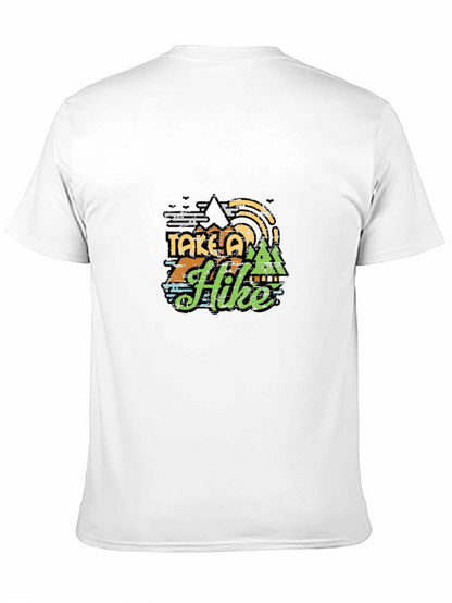 Take a Hike Graphic Tee - Black Cotton T-Shirt
