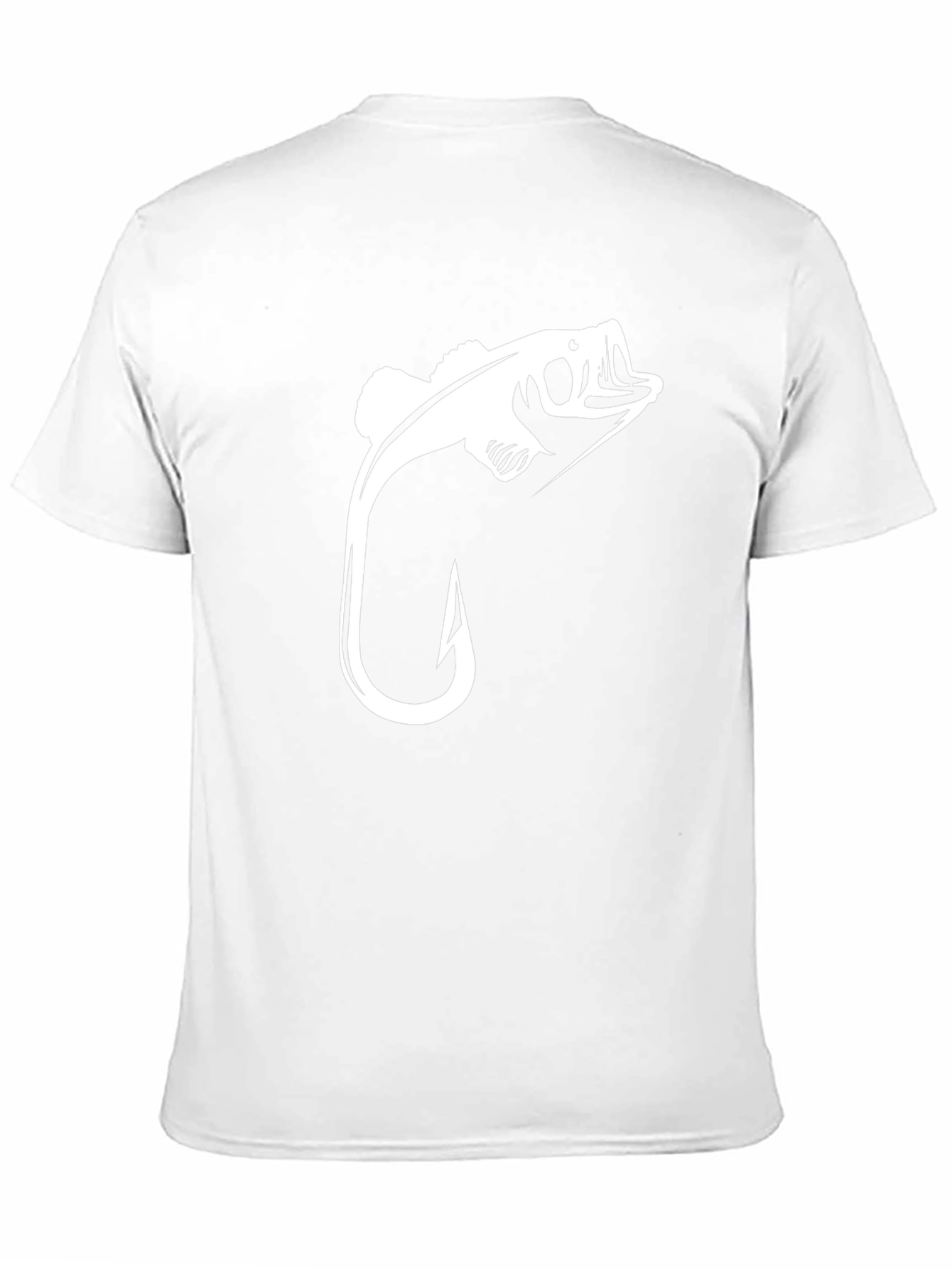 Fishing Hook Bass Graphic Tee