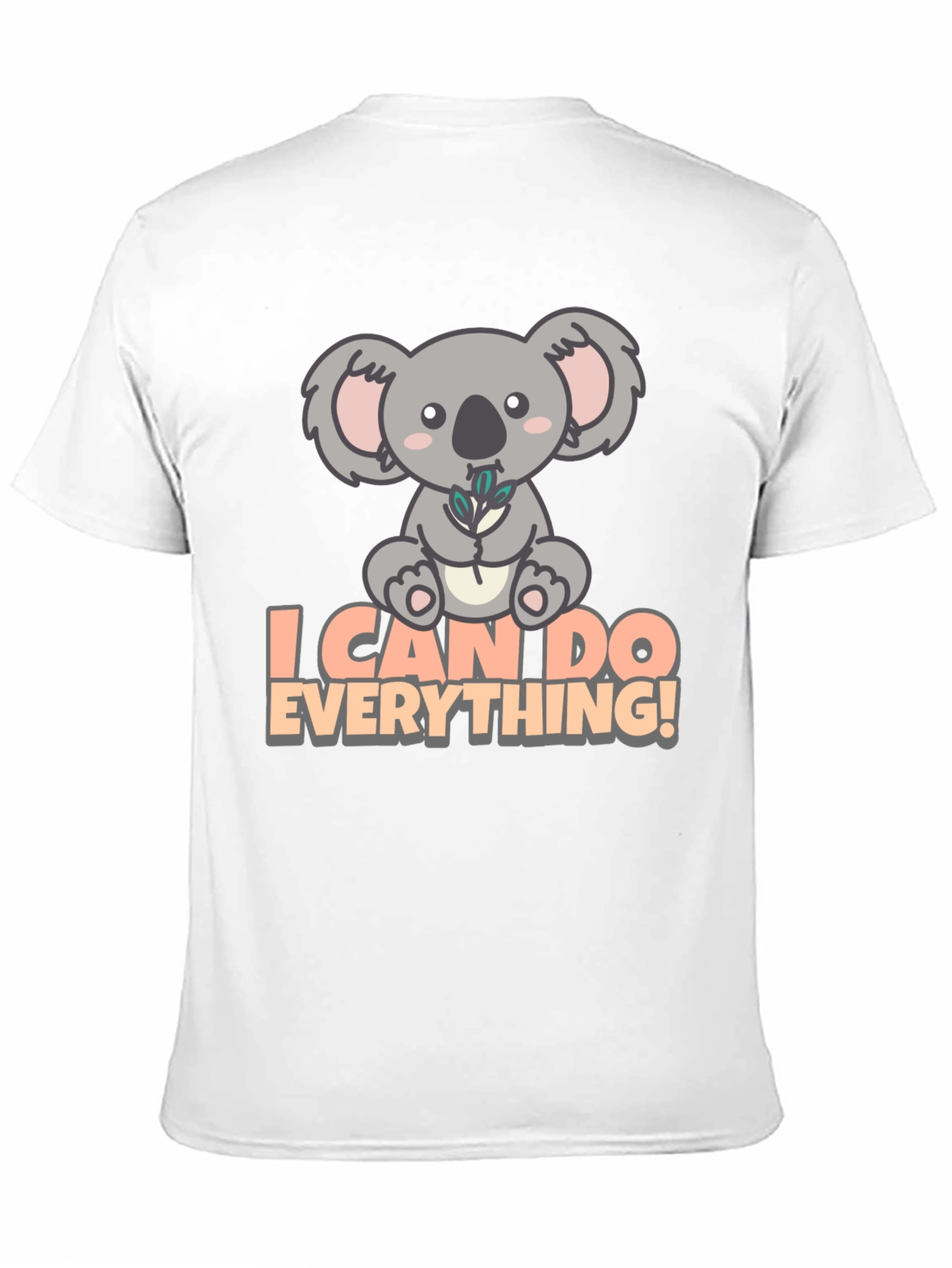 Koala I Can Do Everything! Black T-Shirt
