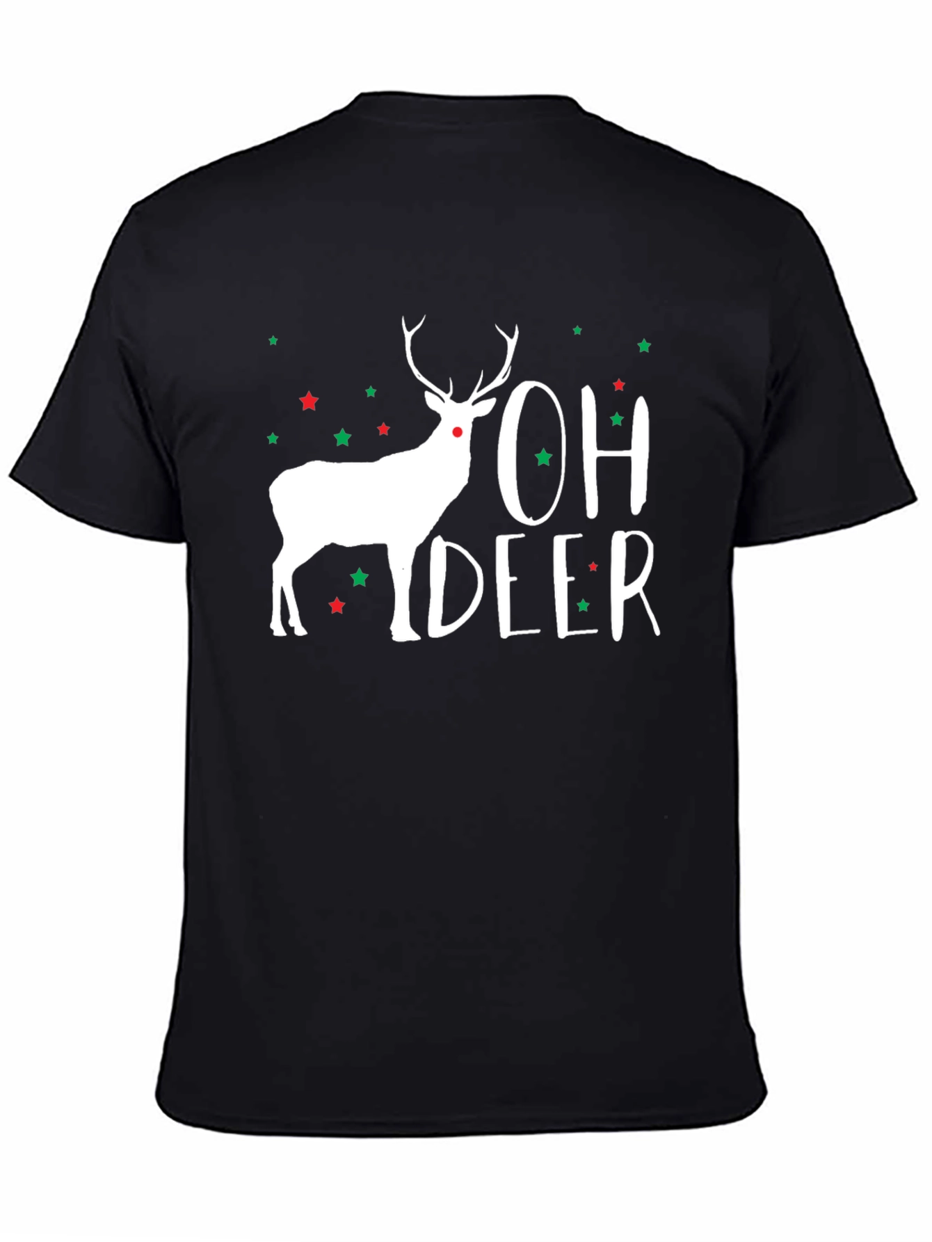Oh Deer! Christmas Holiday Graphic T-Shirt