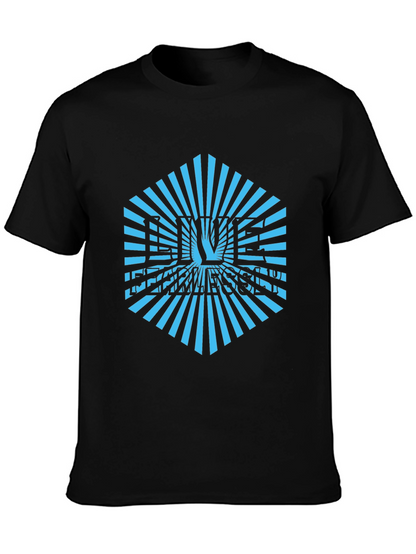 Geometric Sunburst T-Shirt - Cool Graphic Tee