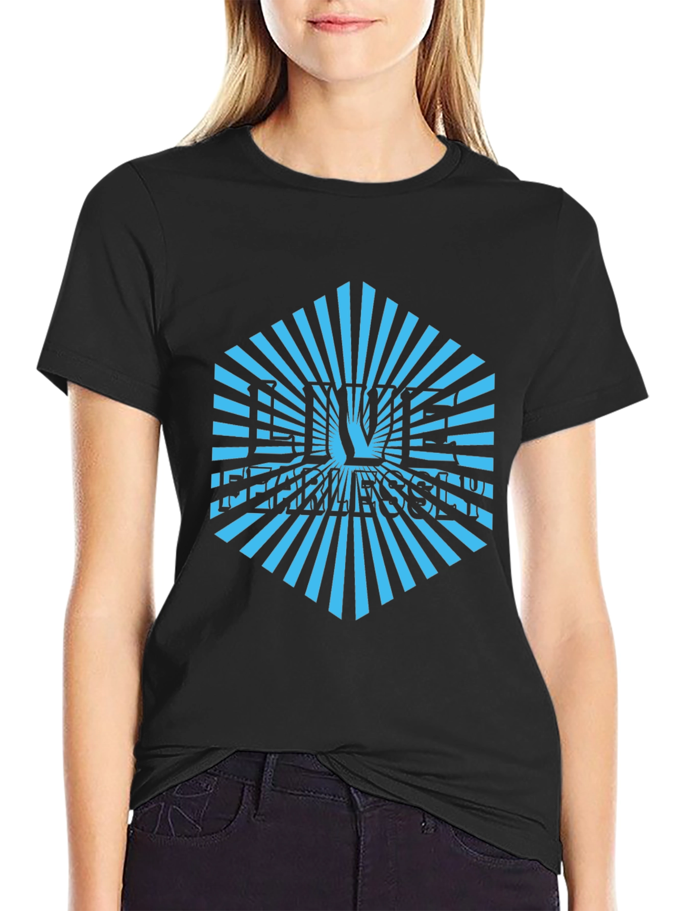 Geometric Sunburst T-Shirt - Cool Graphic Tee