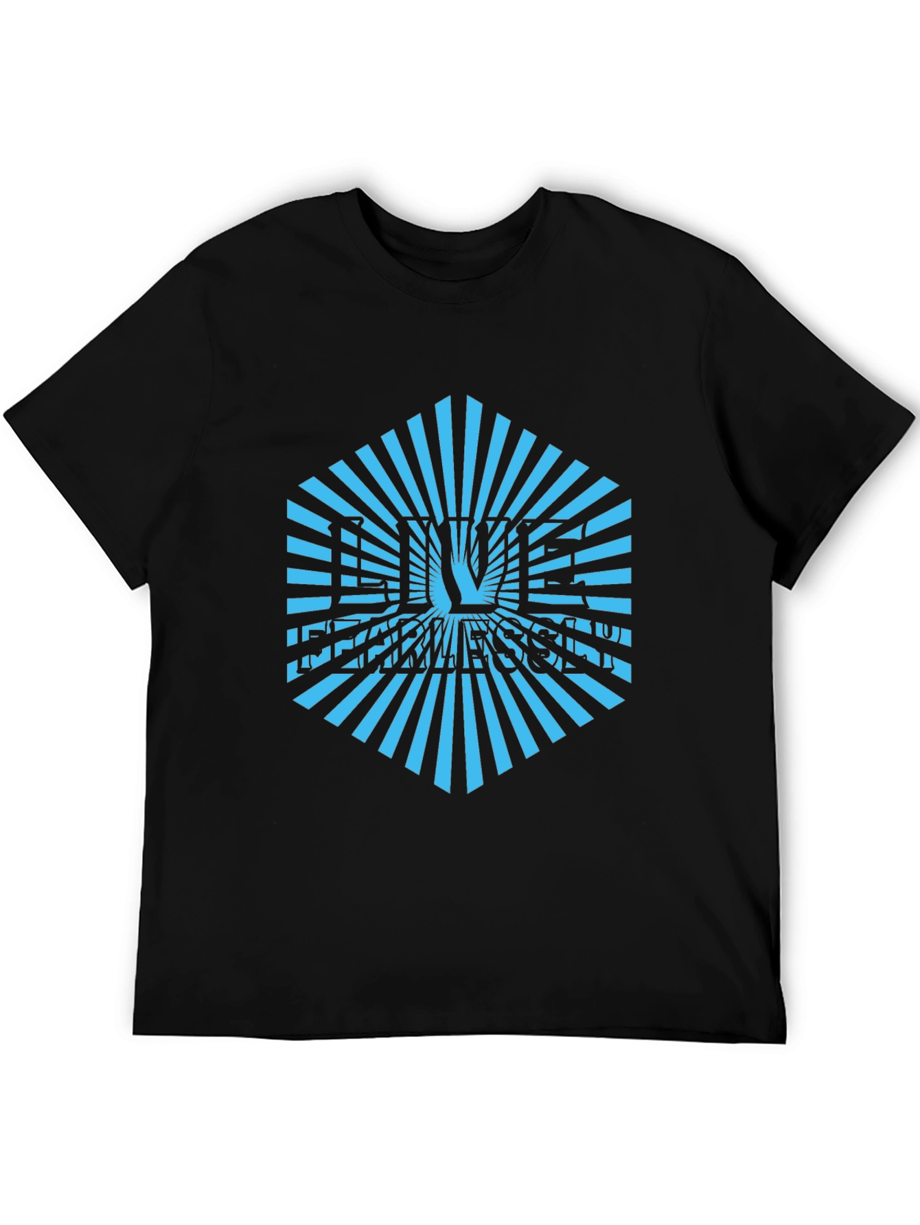 Geometric Sunburst T-Shirt - Cool Graphic Tee