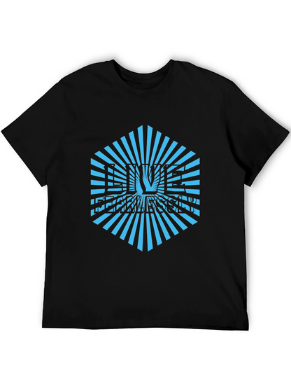Geometric Sunburst T-Shirt - Cool Graphic Tee