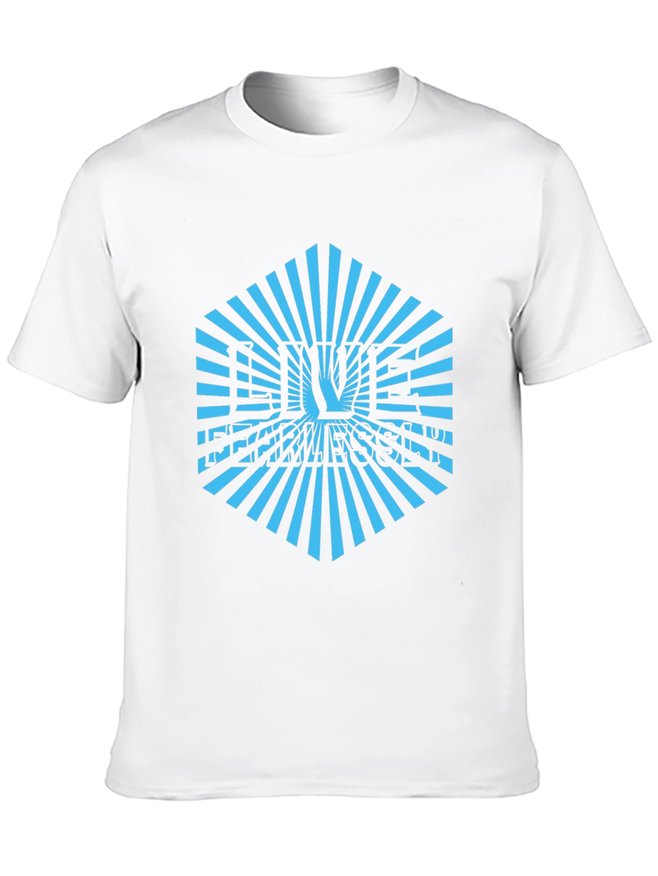 Geometric Sunburst T-Shirt - Cool Graphic Tee