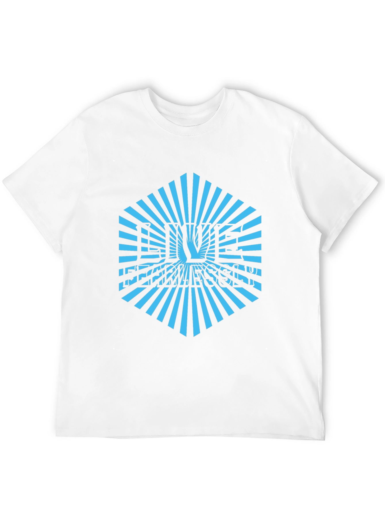 Geometric Sunburst T-Shirt - Cool Graphic Tee