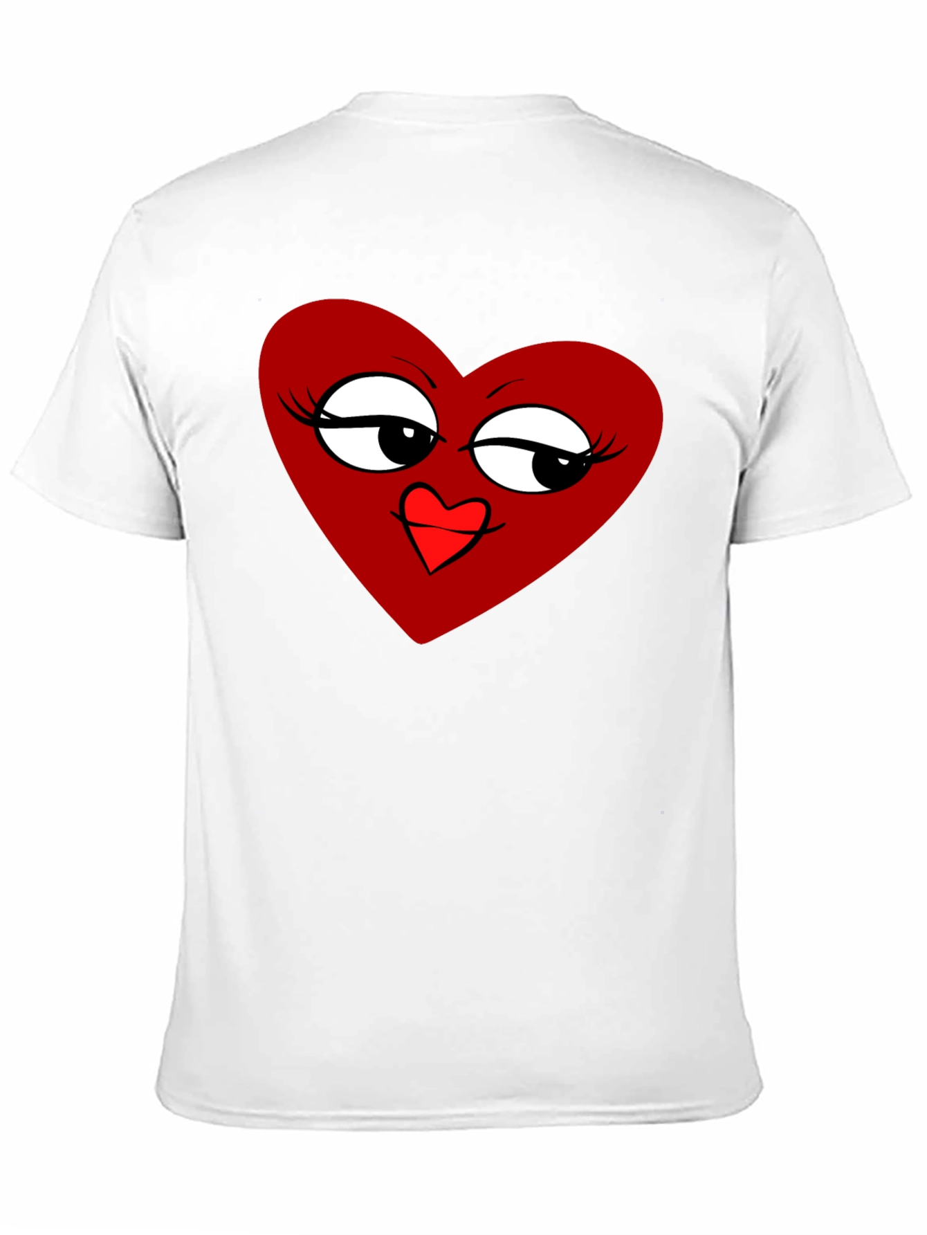 Heart Graphic Tee - Stylish Black T-Shirt