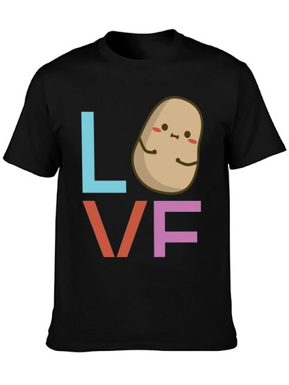 I Love Potatoes Graphic Tee - Cute Foodie Shirt