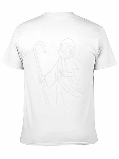 Shepherd Graphic Tee - Black Cotton T-Shirt