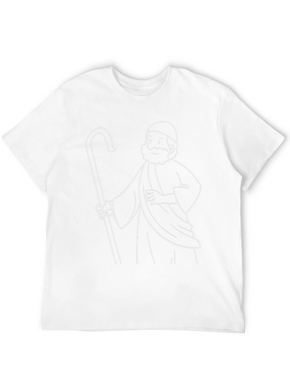 Shepherd Graphic Tee - Black Cotton T-Shirt