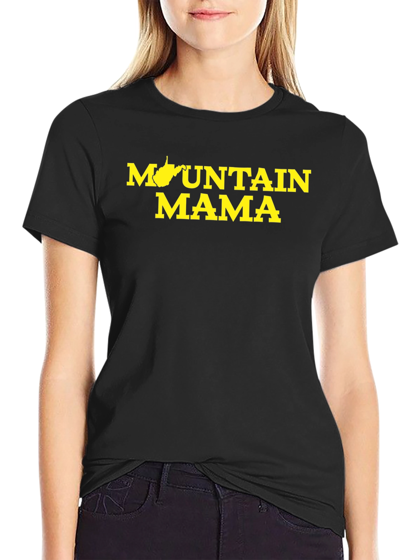 Mountain Mama Graphic Tee - Black