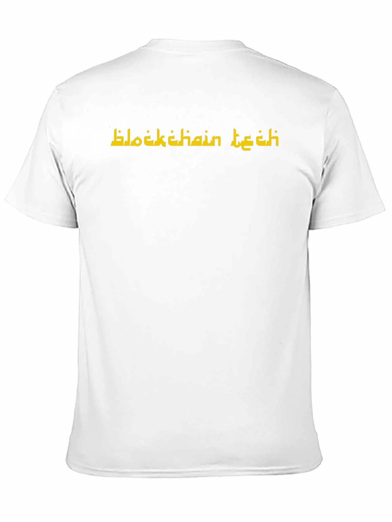 Blockchain Tech Graphic T-Shirt - Black Cotton Tee