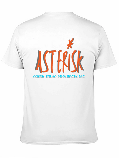 Asterisk COBOL T-Shirt - Basic Character Set Programmer Tee
