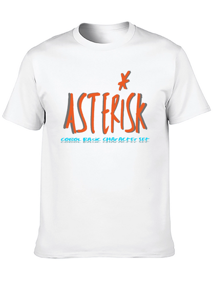 Asterisk COBOL T-Shirt - Basic Character Set Programmer Tee