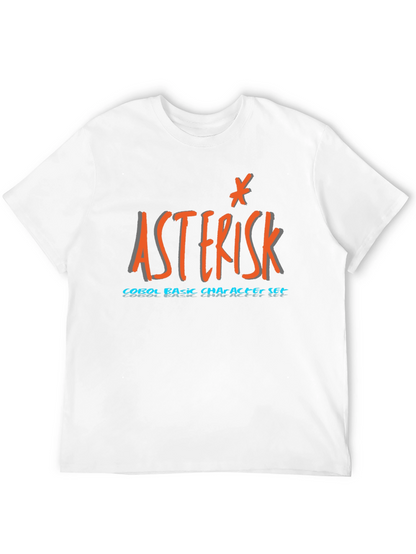 Asterisk COBOL T-Shirt - Basic Character Set Programmer Tee
