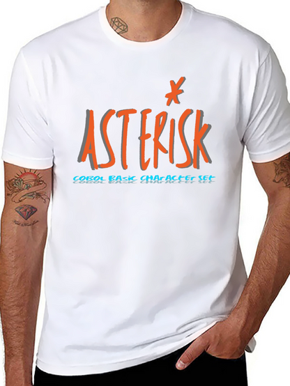 Asterisk COBOL T-Shirt - Basic Character Set Programmer Tee
