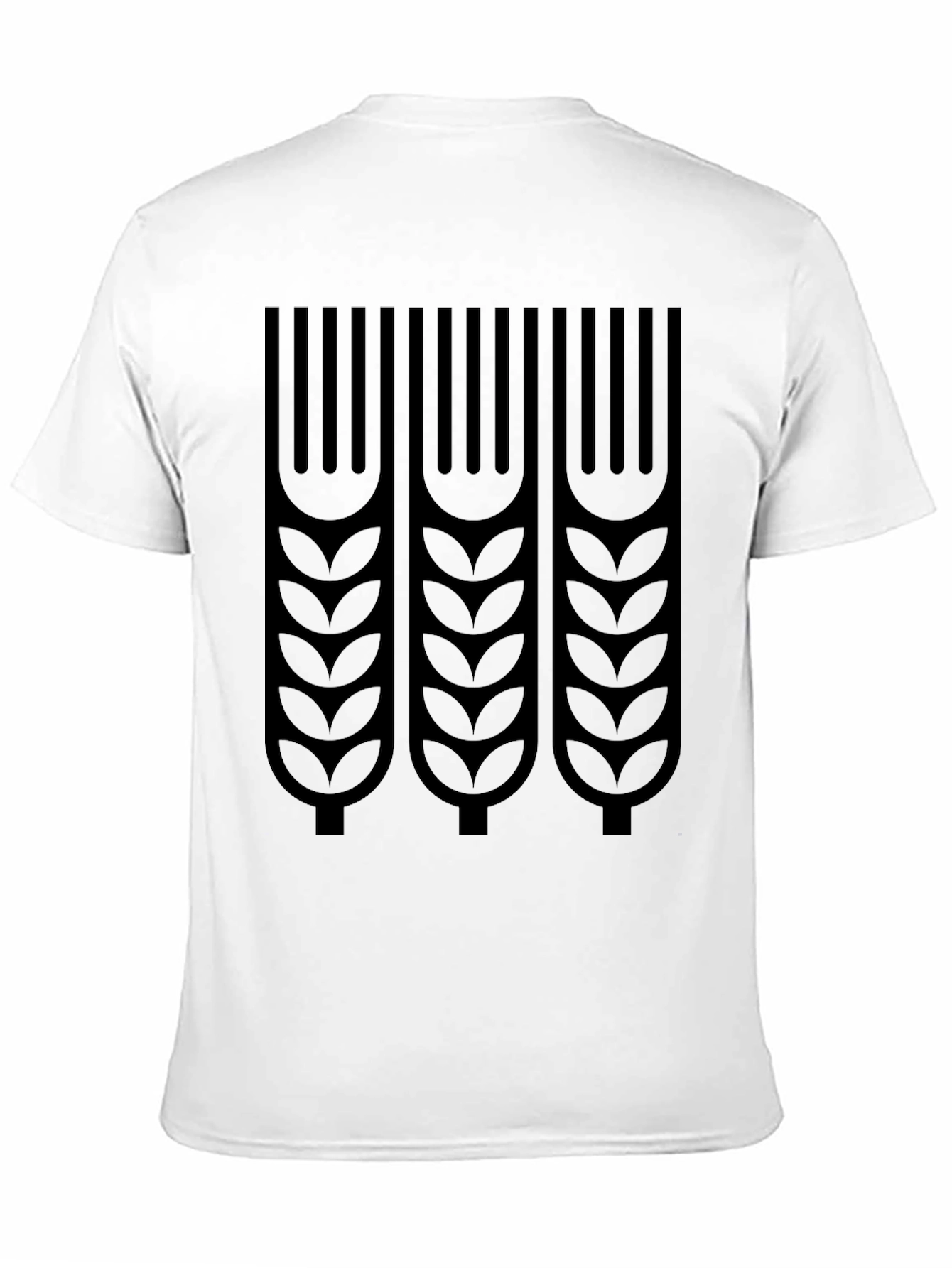 Wheat Graphic Print T-Shirt - Stylish Casual Tee