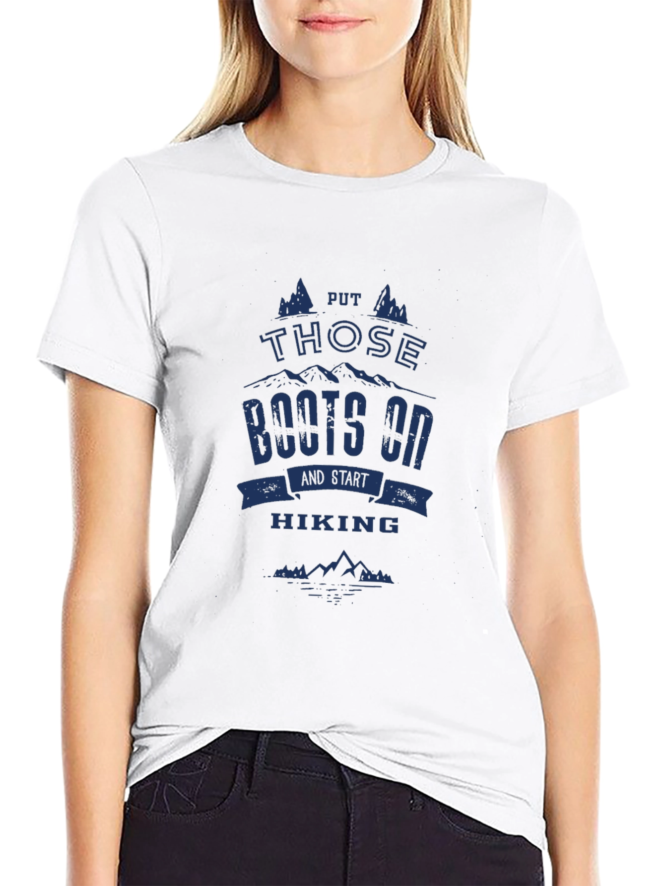 Hiking Boots T-Shirt - Black