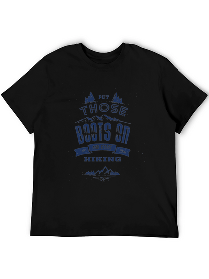 Hiking Boots T-Shirt - Black