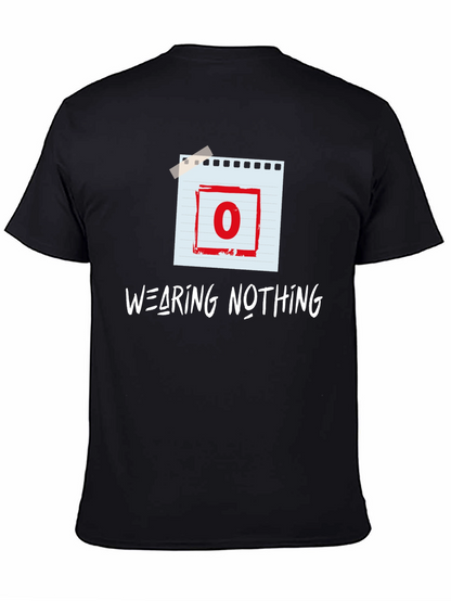 Wearing Nothing T-Shirt - Zero Graphic Tee