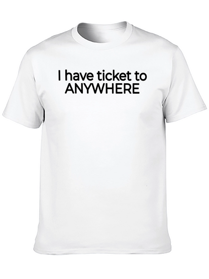 Ticket to Anywhere Graphic T-Shirt
