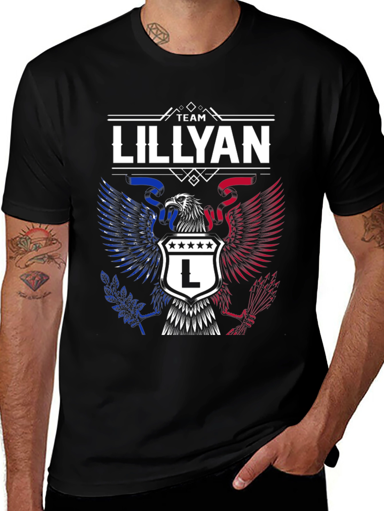 Team Lillyan Patriotic Eagle T-Shirt