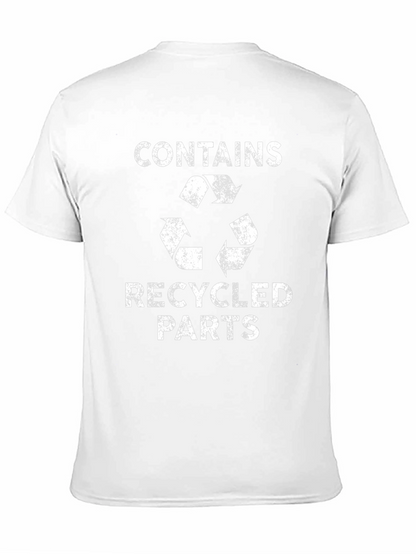 Recycled Parts Graphic Tee - Black