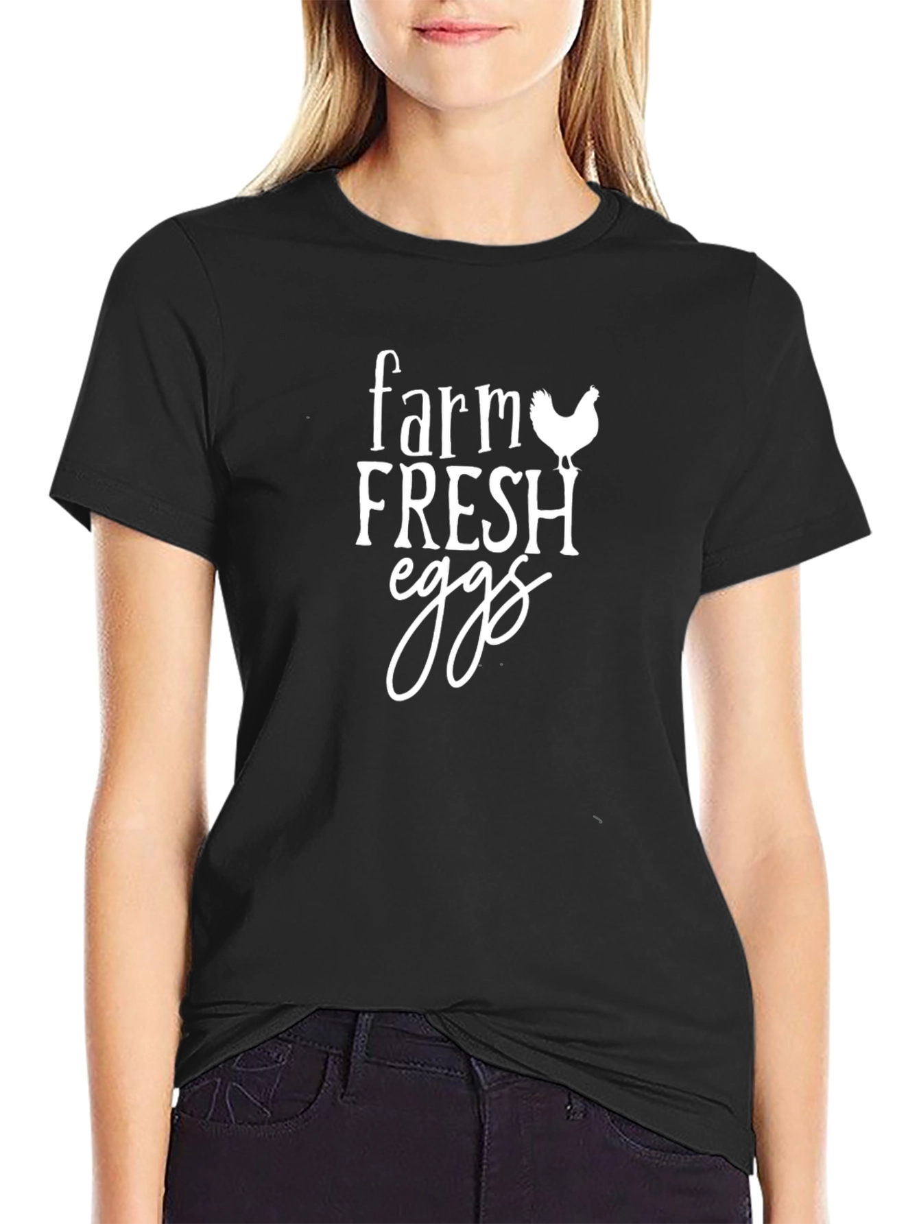 Farm Fresh Eggs Graphic T-Shirt
