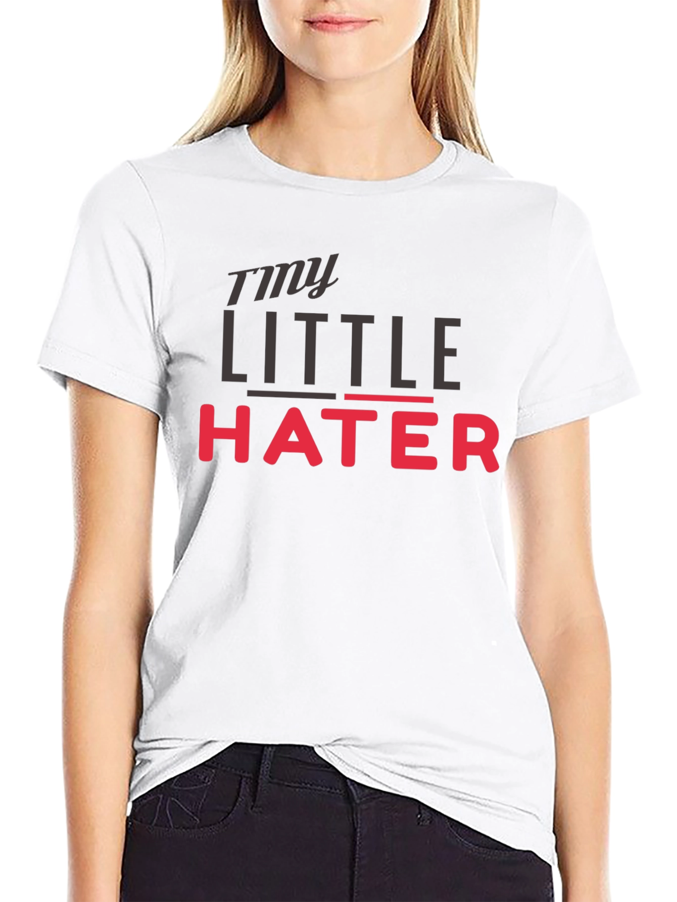 My Little Hater - Novelty Graphic T-Shirt