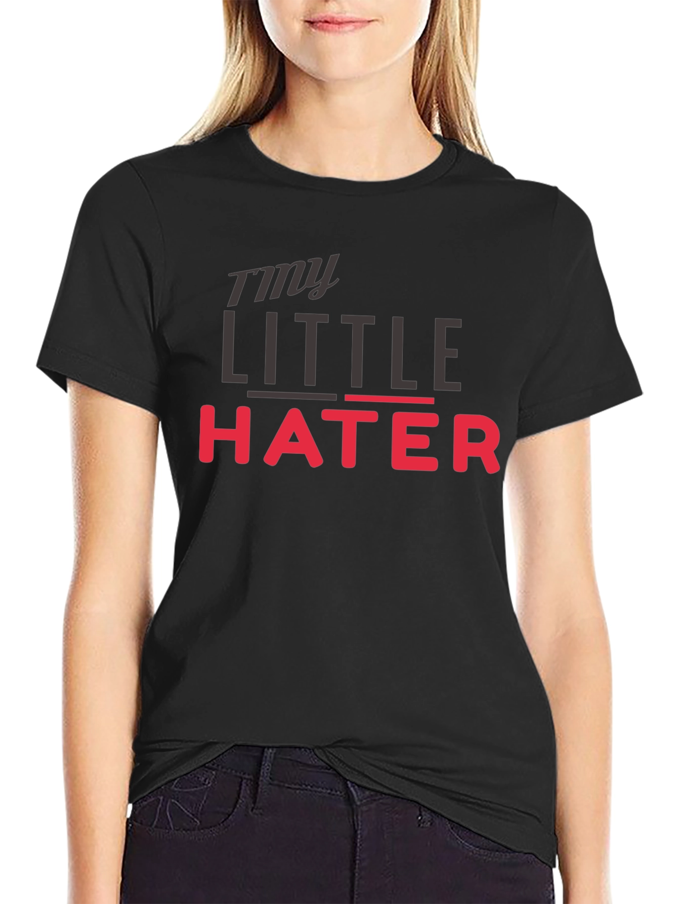 My Little Hater - Novelty Graphic T-Shirt