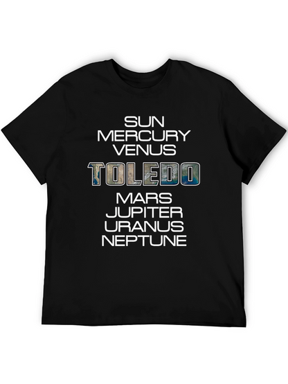 Planets Toledo Graphic T-Shirt - Mens Crew Neck Tee