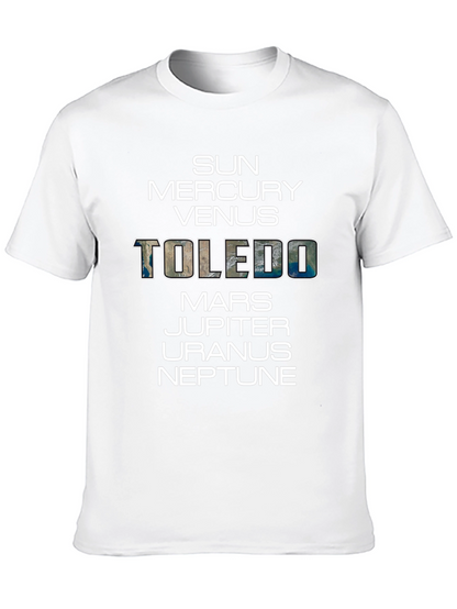 Planets Toledo Graphic T-Shirt - Mens Crew Neck Tee